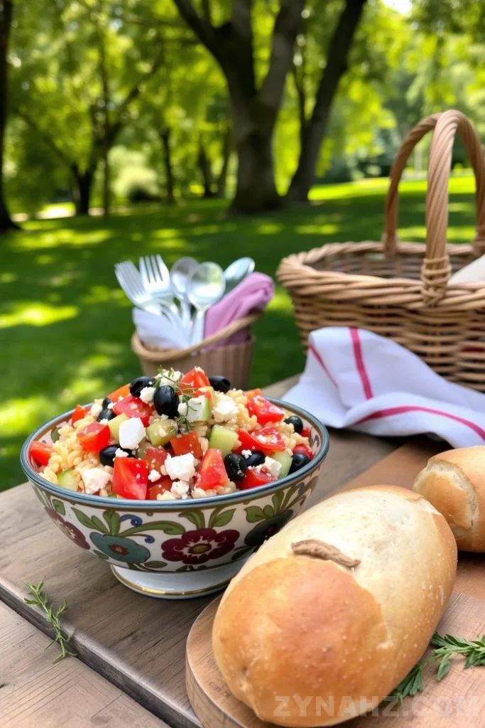 Greek Orzo Salad Recipe - Zynahz Greek Orzo Salad Recipe - Zynahz