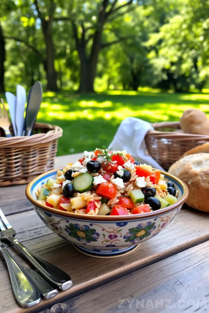 Greek Orzo Salad Recipe - Zynahz Greek Orzo Salad Recipe - Zynahz