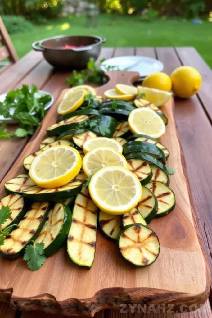 Grilled Zucchini with Lemon Recipe - Zynahz Grilled Zucchini with Lemon Recipe - Zynahz