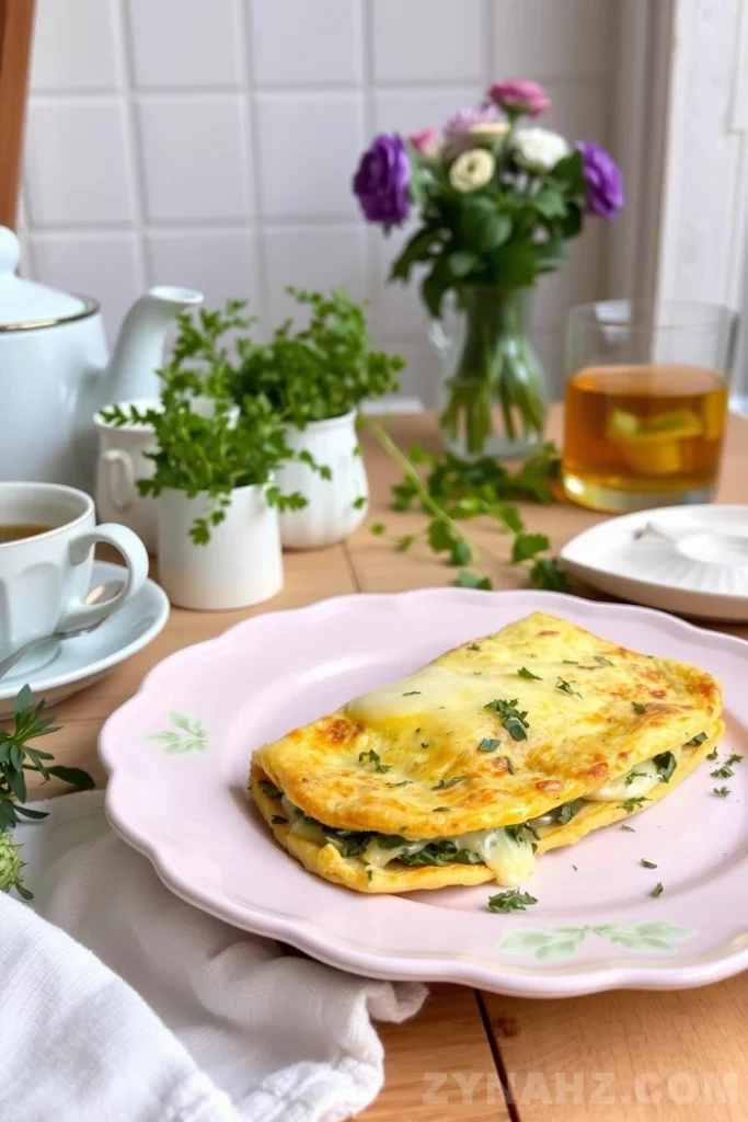 Herb and Cheese Omelet Recipe - Zynahz Herb and Cheese Omelet Recipe - Zynahz