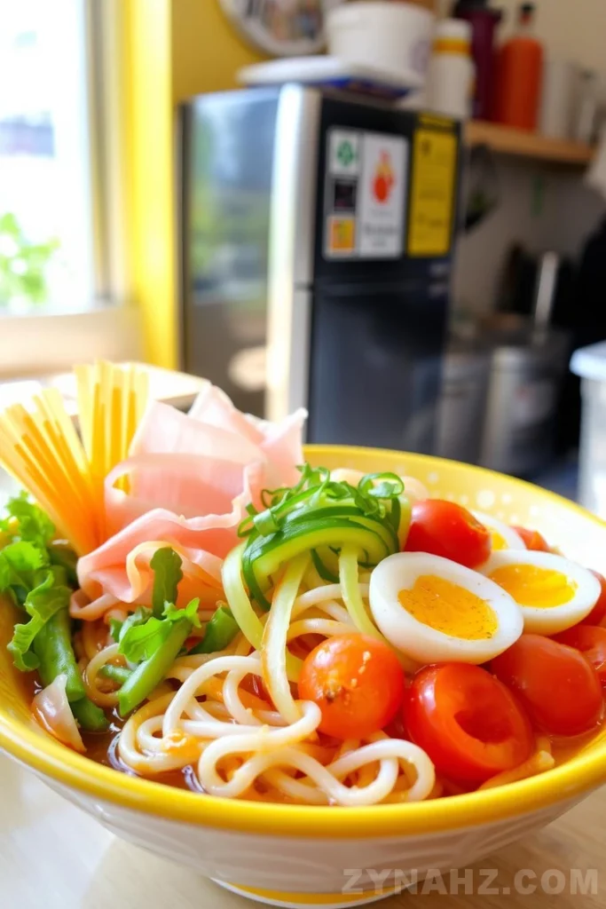 Hiyashi Chuka Cold Ramen Recipe - Zynahz Hiyashi Chuka Cold Ramen Recipe - Zynahz