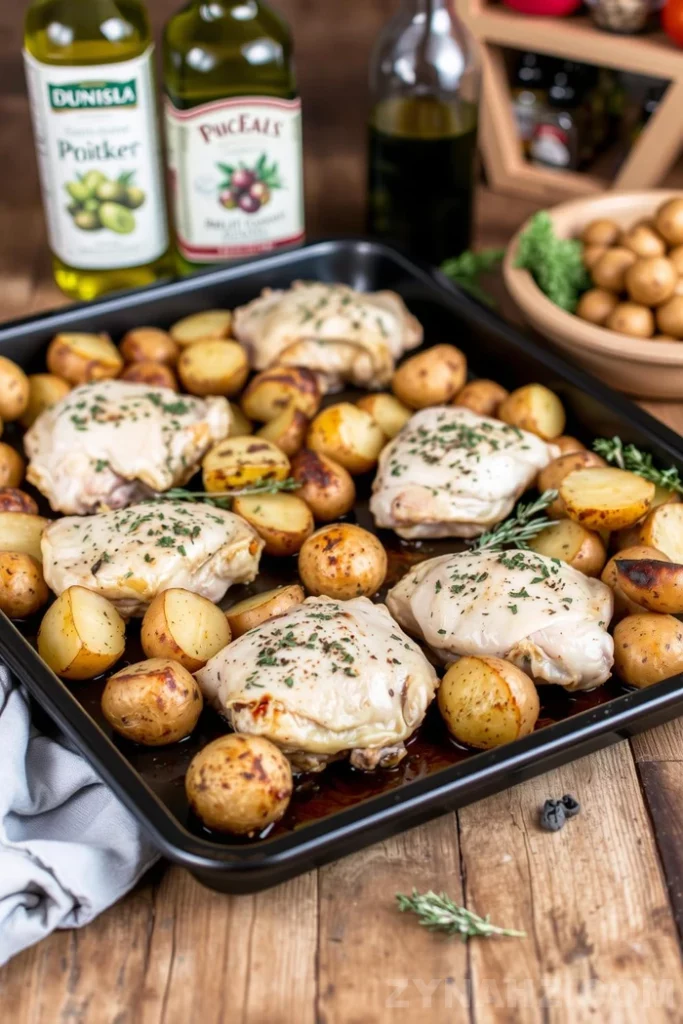 Mediterranean Chicken and Potatoes Recipe - Zynahz Mediterranean Chicken and Potatoes Recipe - Zynahz