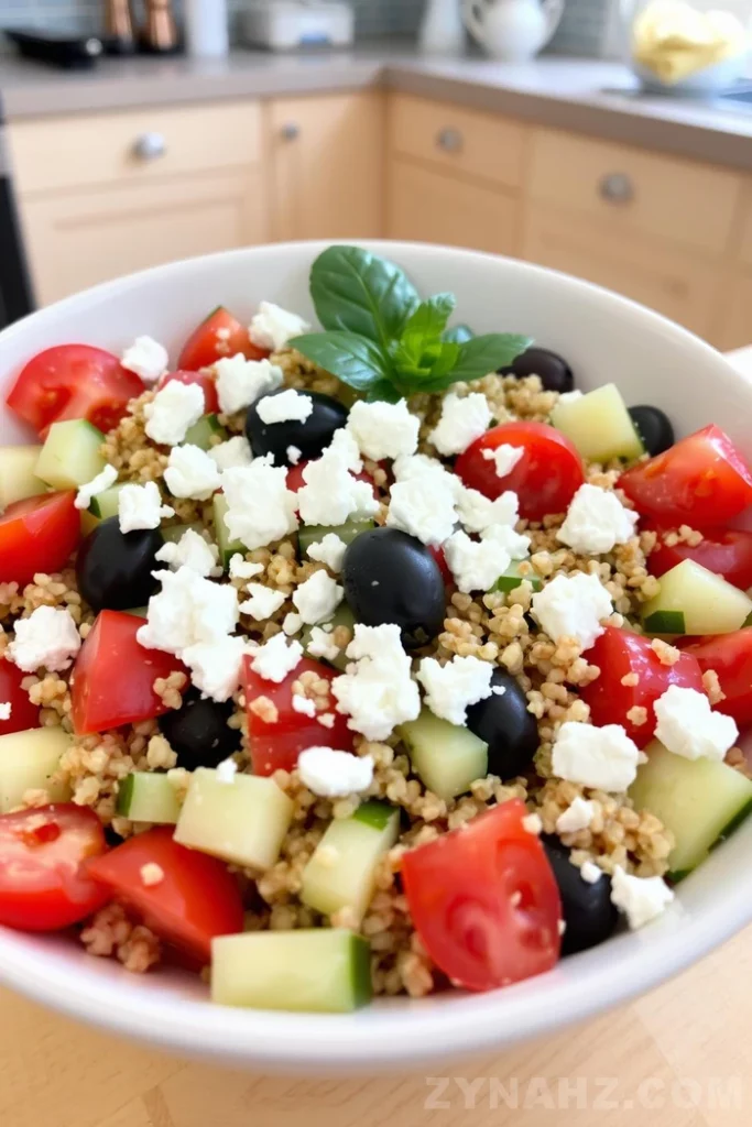 Mediterranean Quinoa Salad Recipe - Zynahz Mediterranean Quinoa Salad Recipe - Zynahz