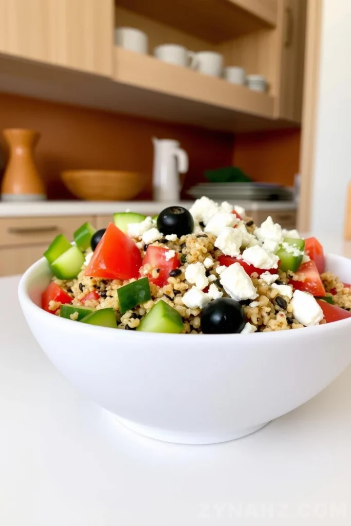 Mediterranean Quinoa Salad Recipe - Zynahz Mediterranean Quinoa Salad Recipe - Zynahz