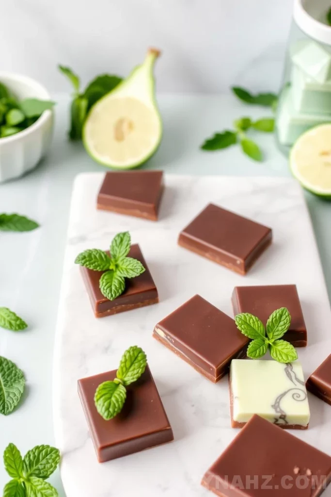 Mint Chocolate Bars Recipe - Zynahz Mint Chocolate Bars Recipe - Zynahz