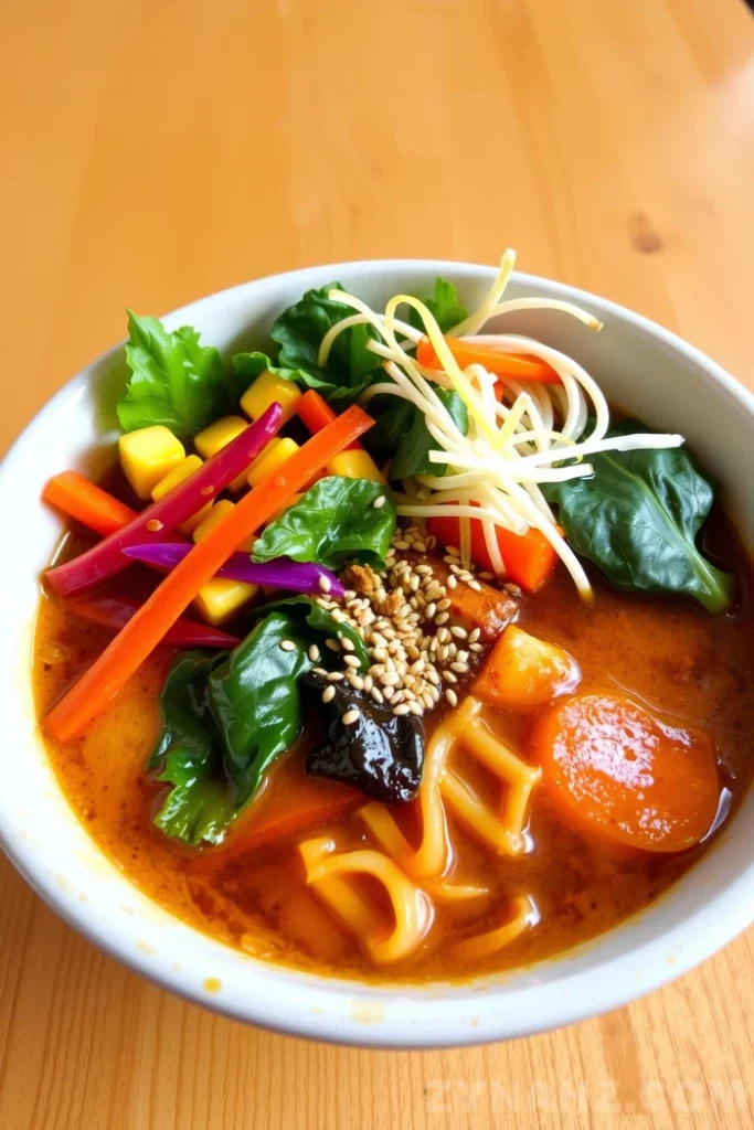 Miso Ramen with Vegetables Recipe - Zynahz Miso Ramen with Vegetables Recipe - Zynahz