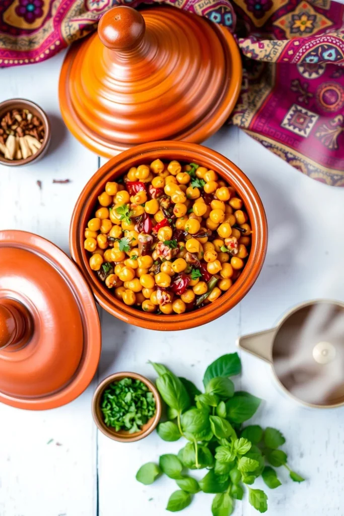 Moroccan Chickpea Tagine Recipe - Zynahz Moroccan Chickpea Tagine Recipe - Zynahz