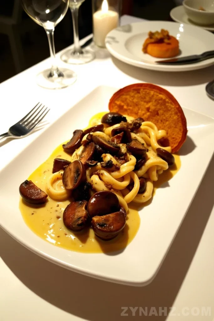 Mushroom Truffle Carbonara Recipe - Zynahz Mushroom Truffle Carbonara Recipe - Zynahz