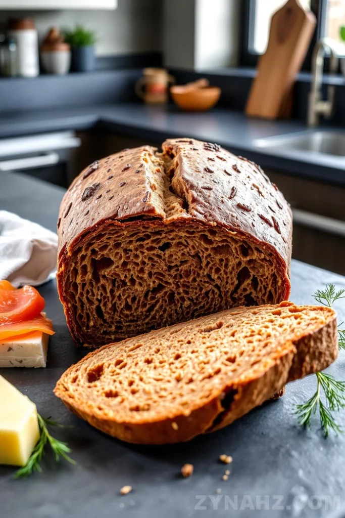 No-Knead Rye Bread Recipe - Zynahz No-Knead Rye Bread Recipe - Zynahz
