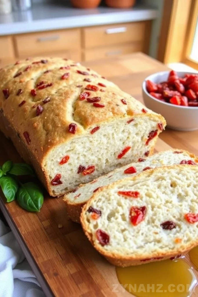 No-Knead Sun-Dried Tomato Bread Recipe - Zynahz No-Knead Sun-Dried Tomato Bread Recipe - Zynahz