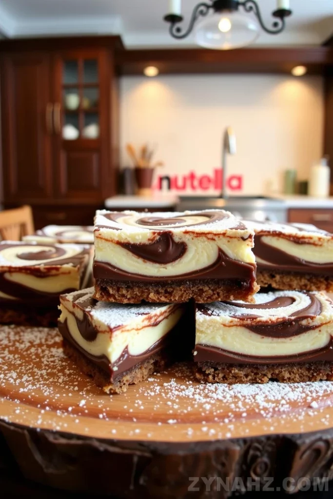 Nutella Cheesecake Cookie Bars Recipe - Zynahz Nutella Cheesecake Cookie Bars Recipe - Zynahz