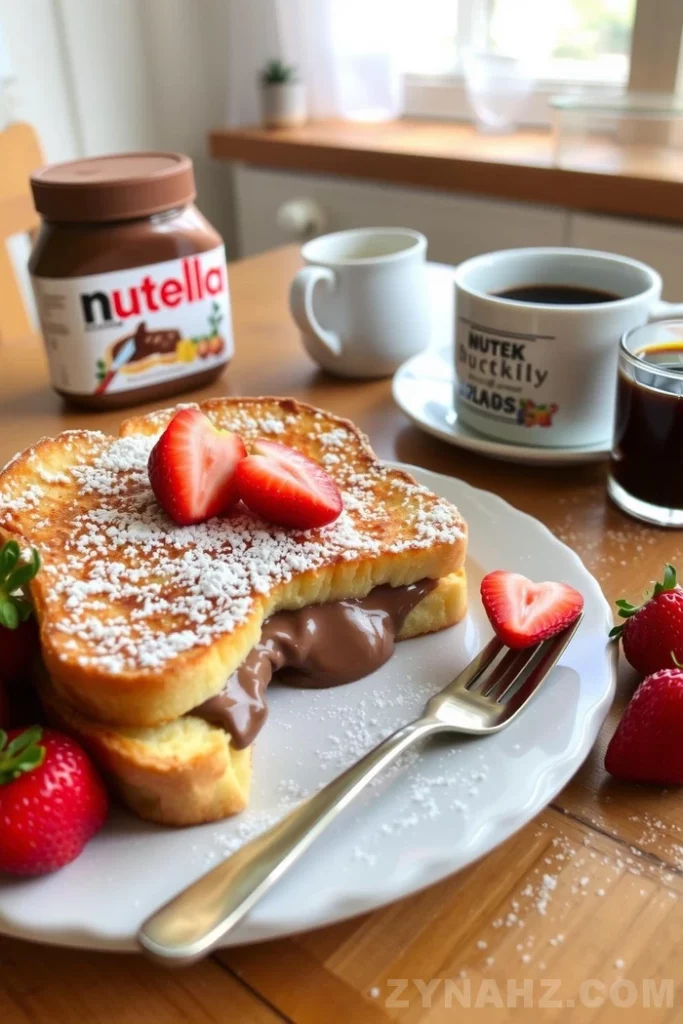 Nutella Stuffed French Toast Recipe - Zynahz Nutella Stuffed French Toast Recipe - Zynahz