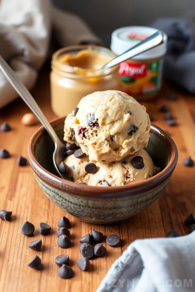 Peanut Butter Chocolate Chip Ice Cream Recipe - Zynahz Peanut Butter Chocolate Chip Ice Cream Recipe - Zynahz