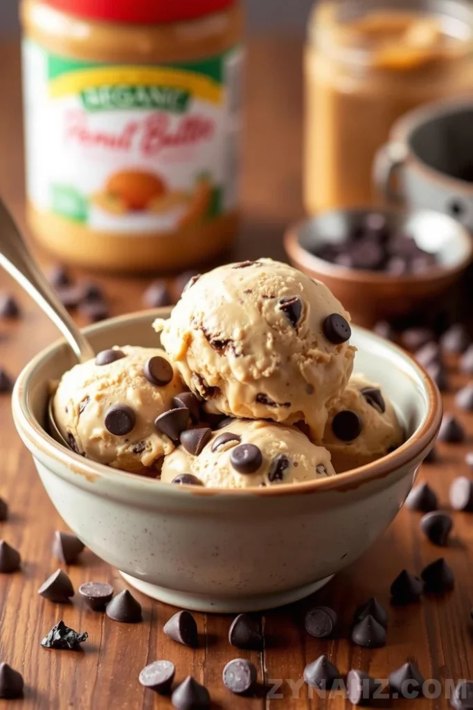 Peanut Butter Chocolate Chip Ice Cream Recipe - Zynahz Peanut Butter Chocolate Chip Ice Cream Recipe - Zynahz