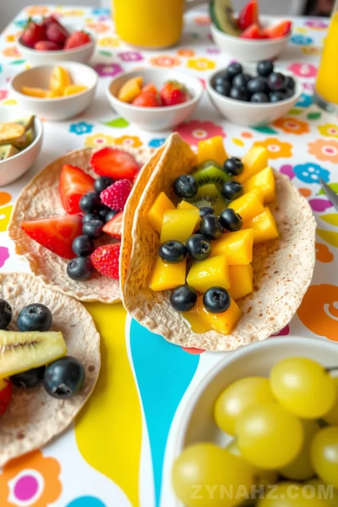 Rainbow Fruit Tacos Recipe - Zynahz Rainbow Fruit Tacos Recipe - Zynahz