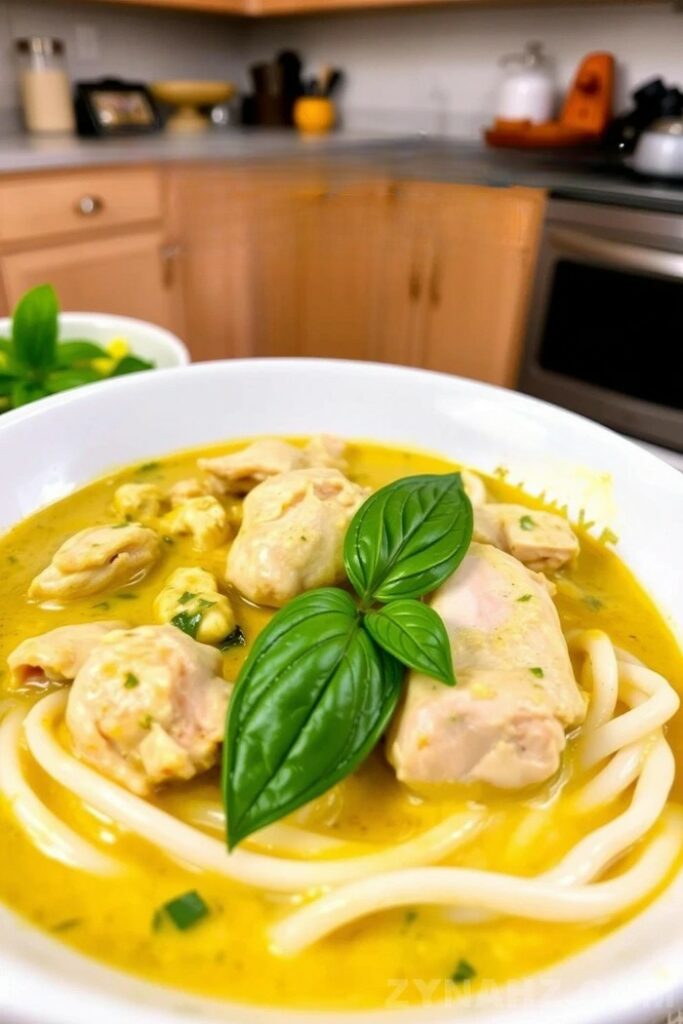 Green Curry Chicken Noodles Recipe - Zynahz Green Curry Chicken Noodles Recipe - Zynahz