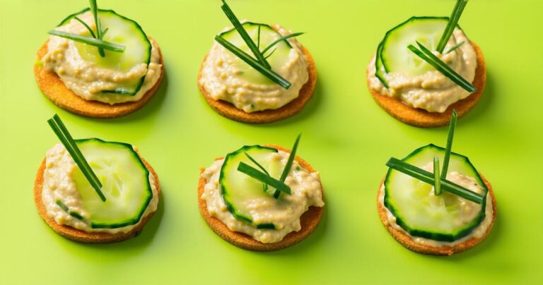 Cucumber and Hummus Bites Recipe
