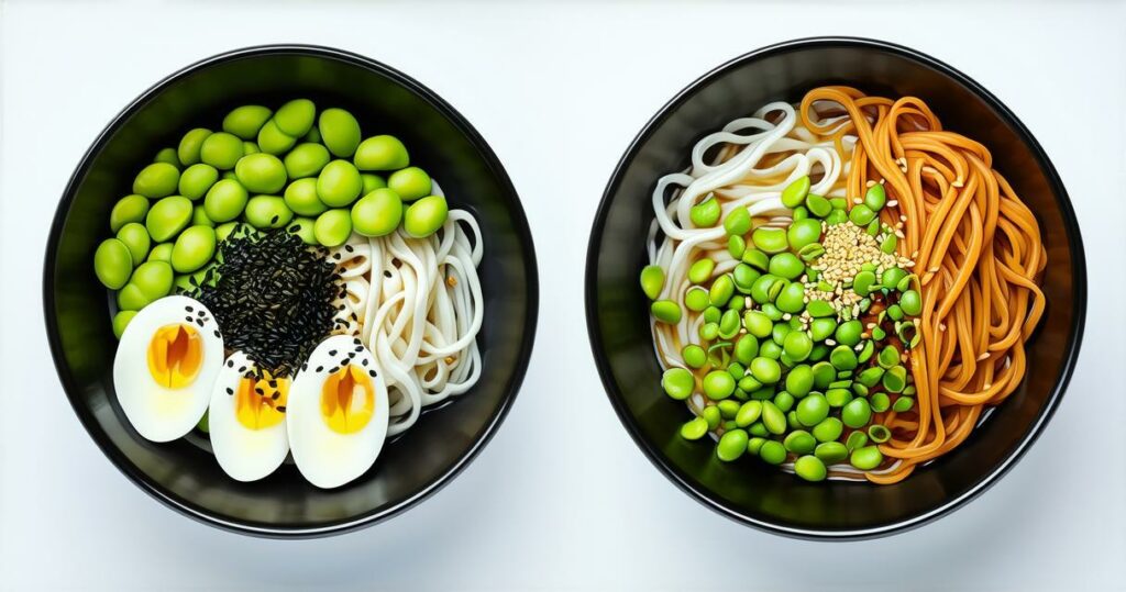Edamame and Soba Noodle Bowl Recipe - Zynahz