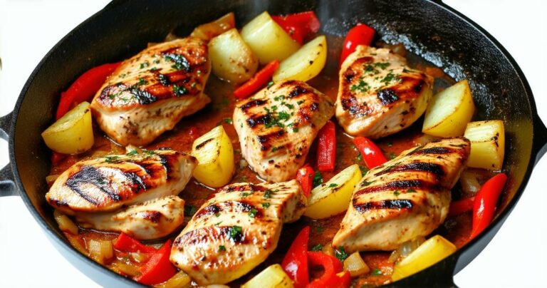 Greek-Style Skillet Chicken Recipe