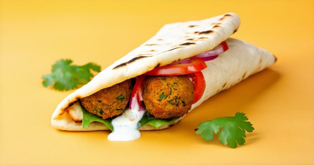 Mini Pita Pockets with Falafel Recipe - Zynahz