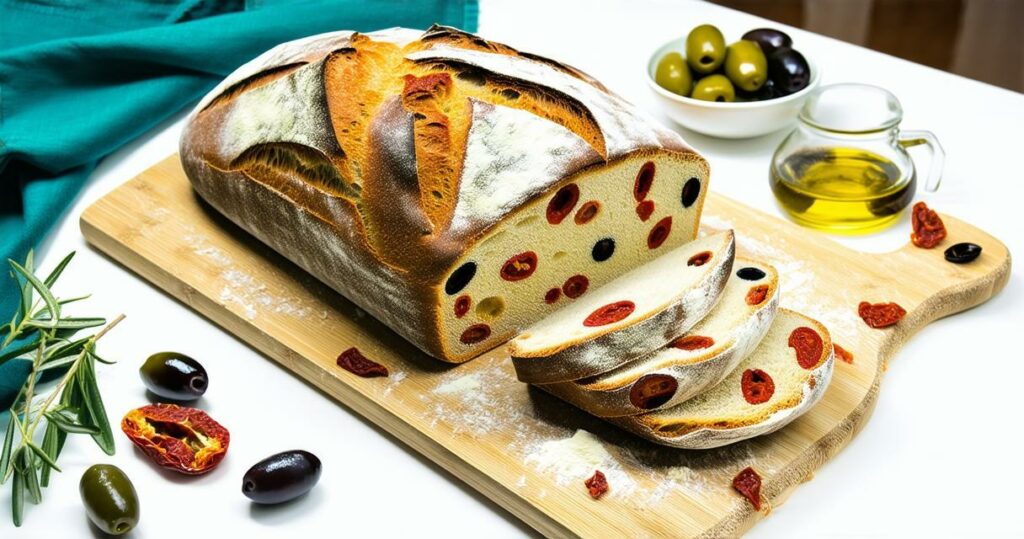 Olive and Sun-Dried Tomato No-Knead Bread Recipe - Zynahz
