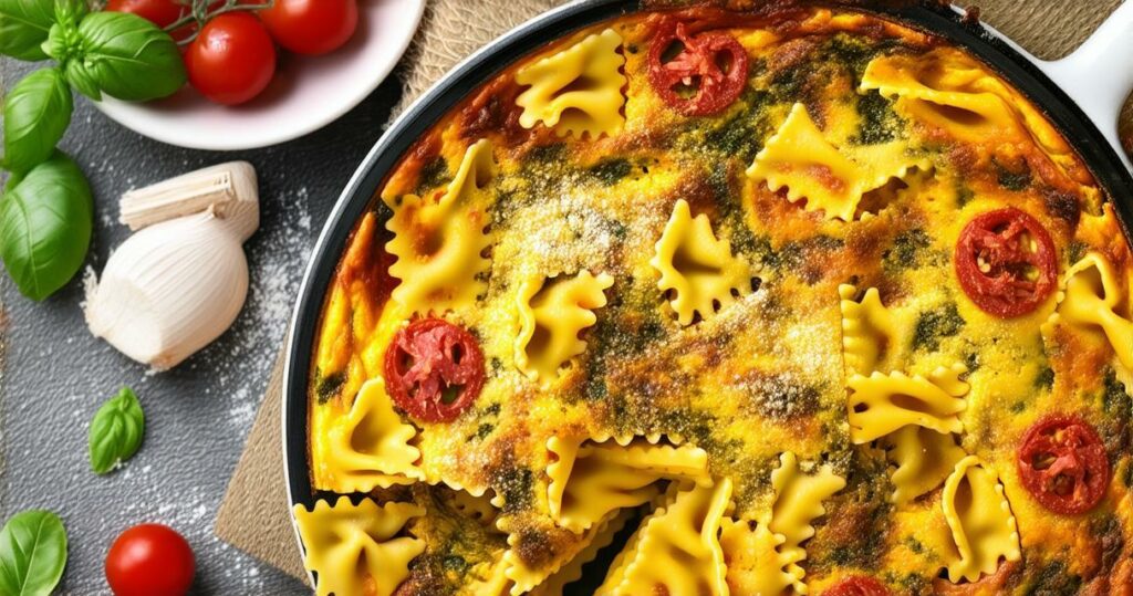 Pasta Frittata Recipe - Zynahz