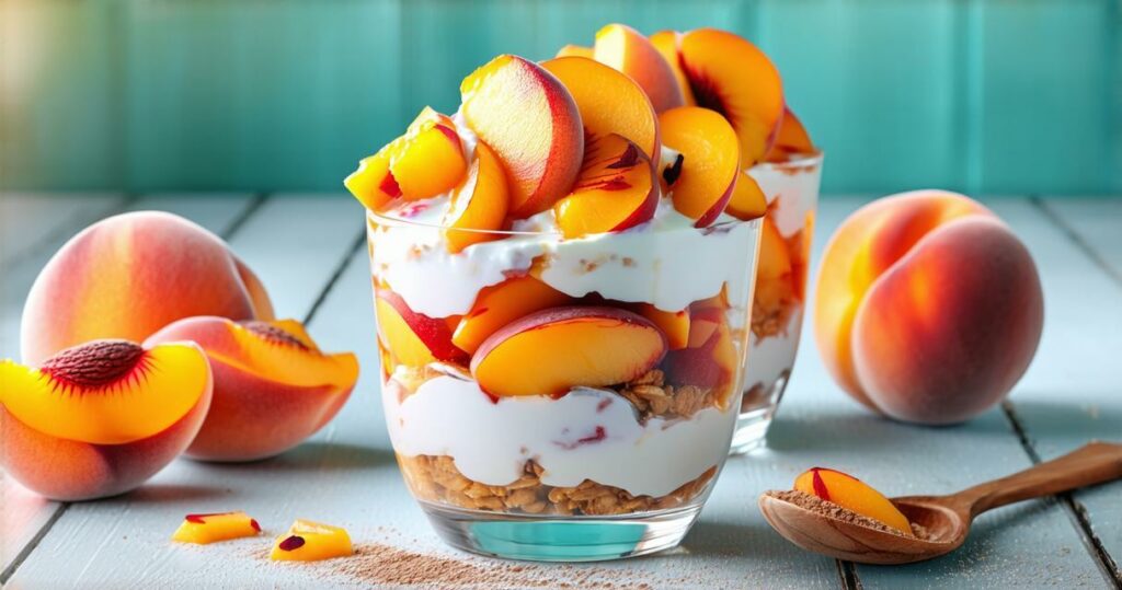 Peach Yogurt Parfait Recipe - Zynahz