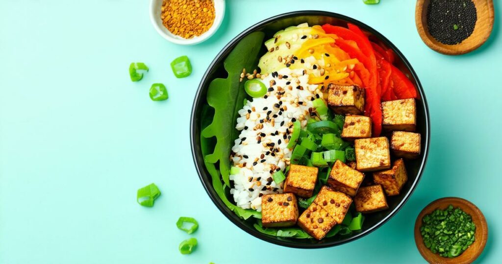 Peanut Tofu Buddha Bowl Recipe - Zynahz