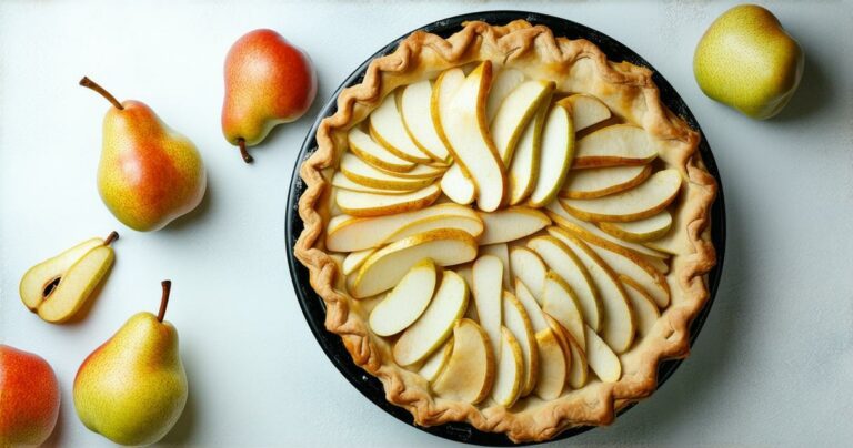 Pear Pie with Ginger Recipe