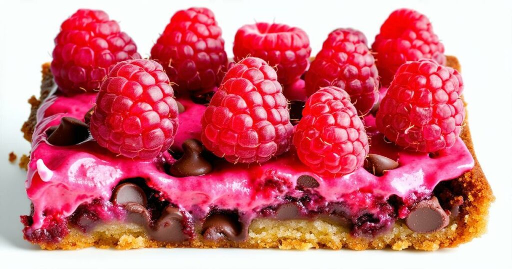 Raspberry Chocolate Chip Bars Recipe - Zynahz