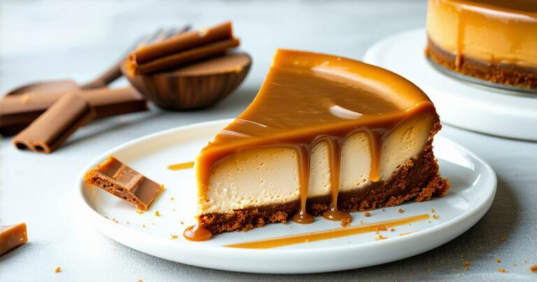 Salted Caramel No-Bake Cheesecake Recipe