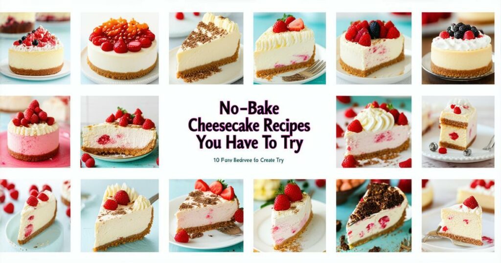 10 No-Bake Cheesecake Recipes You Have to Try
