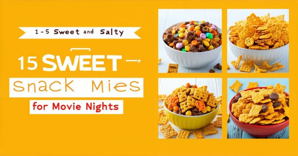 15 Sweet and Salty Snack Mixes for Movie Nights