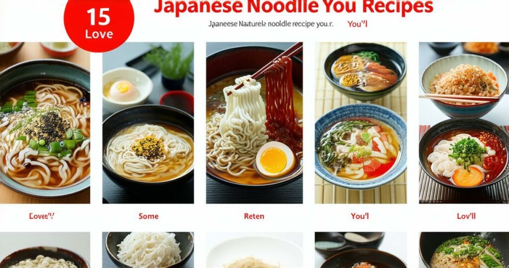 15 Japanese Noodle Recipes You’ll Love