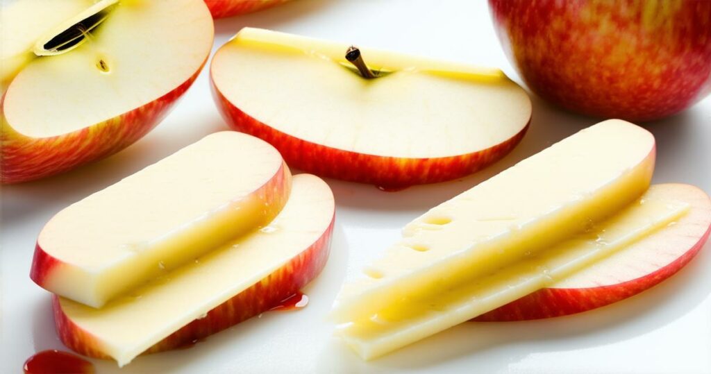 Apple Slices with Cheese Recipe - Zynahz
