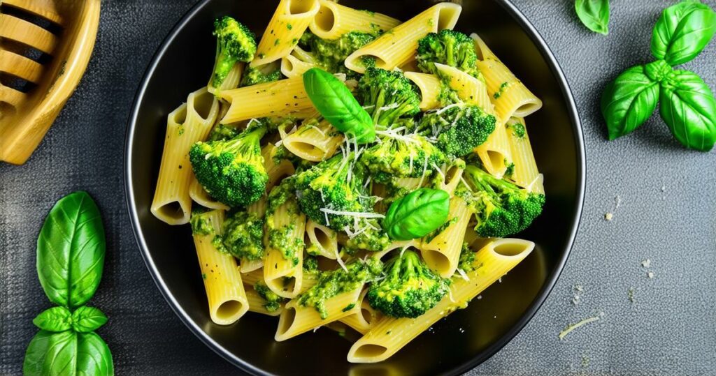 Basil and Broccoli Pesto Pasta Recipe - Zynahz