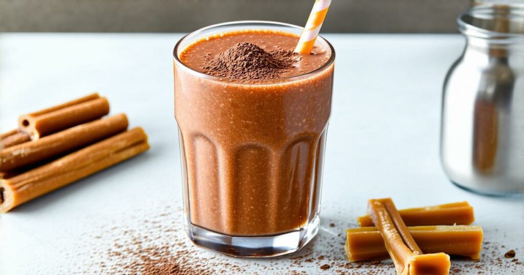 Caramel Coffee Protein Smoothie Recipe - Zynahz