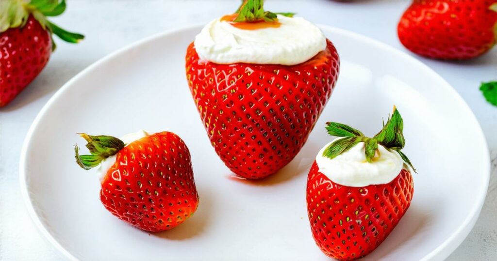 Cheesecake Stuffed Strawberries Recipe - Zynahz