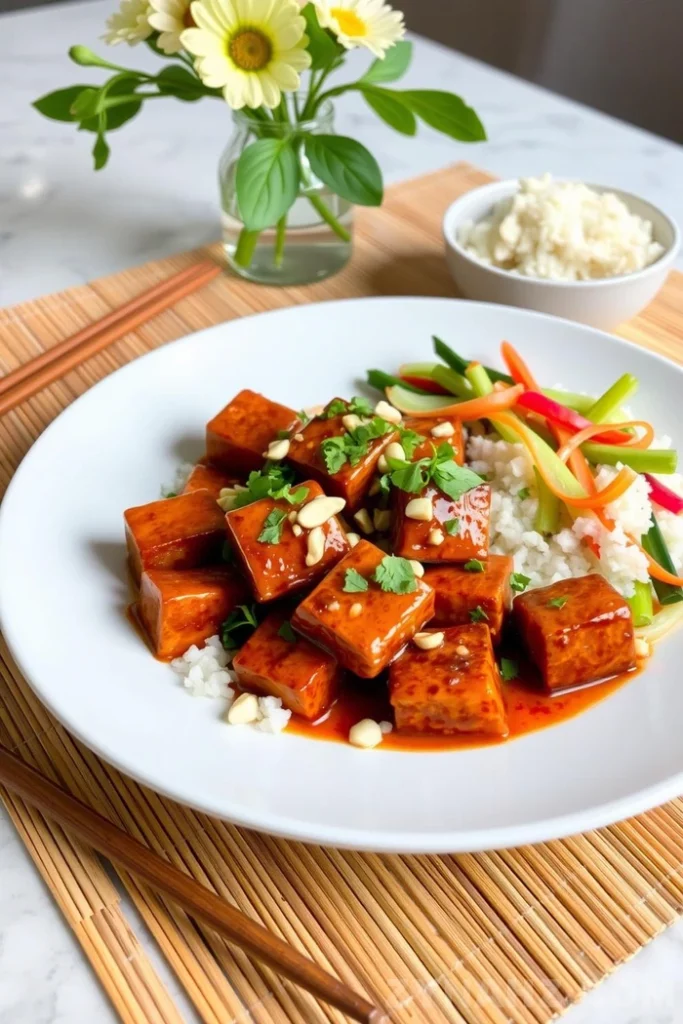 Spicy Peanut Tofu Recipe - Zynahz Spicy Peanut Tofu Recipe - Zynahz