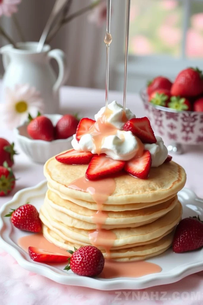 Strawberry Shortcake Pancakes Recipe - Zynahz Strawberry Shortcake Pancakes Recipe - Zynahz