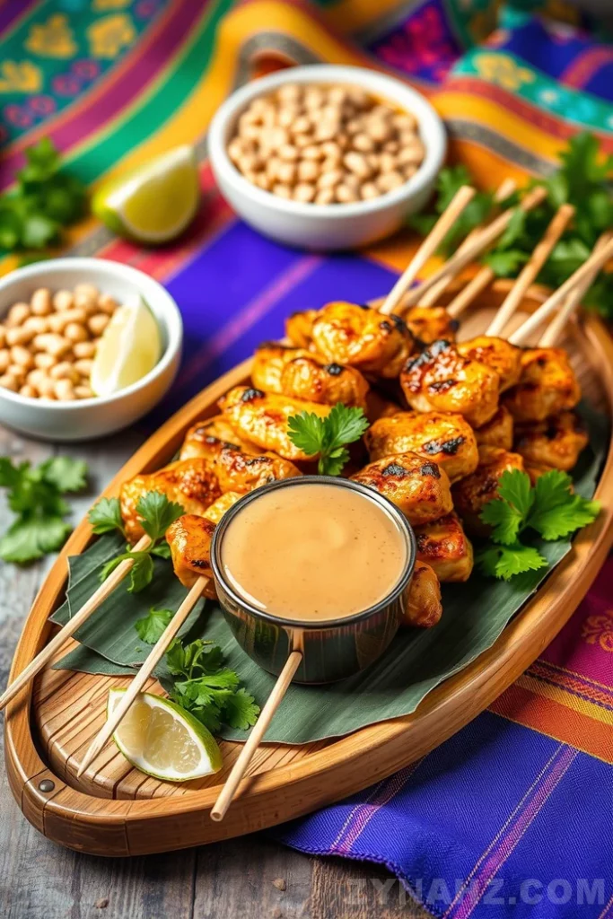 Thai Chicken Satay Recipe - Zynahz Thai Chicken Satay Recipe - Zynahz