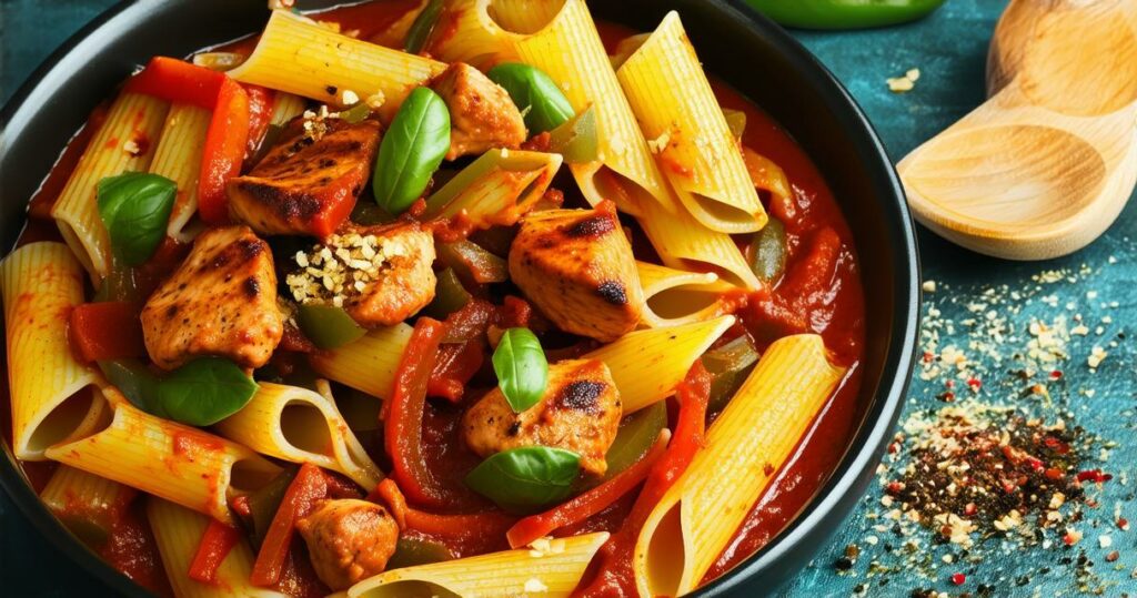 Spicy Moroccan Chicken Tagine Pasta Recipe - Zynahz