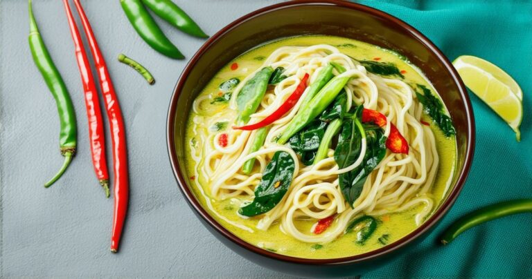 Thai Green Curry Noodles Recipe