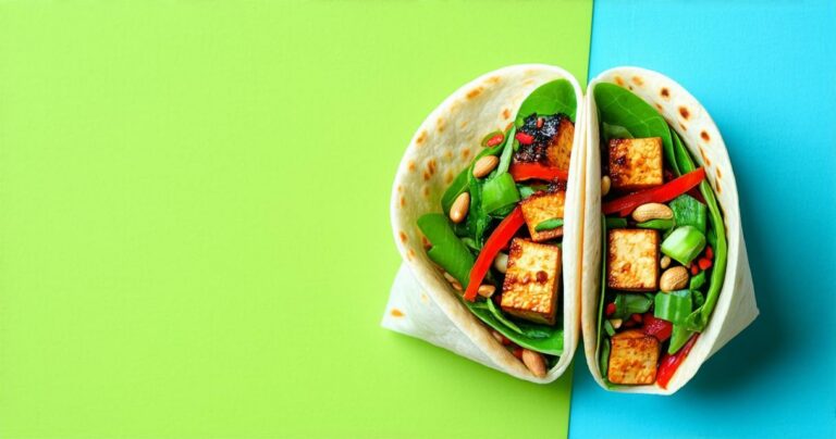 Thai Peanut Tofu Wrap Recipe