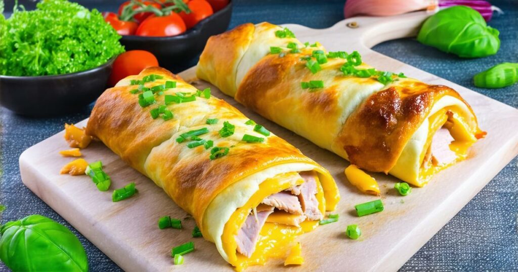 Turkey and Cheese Roll-ups Recipe - Zynahz