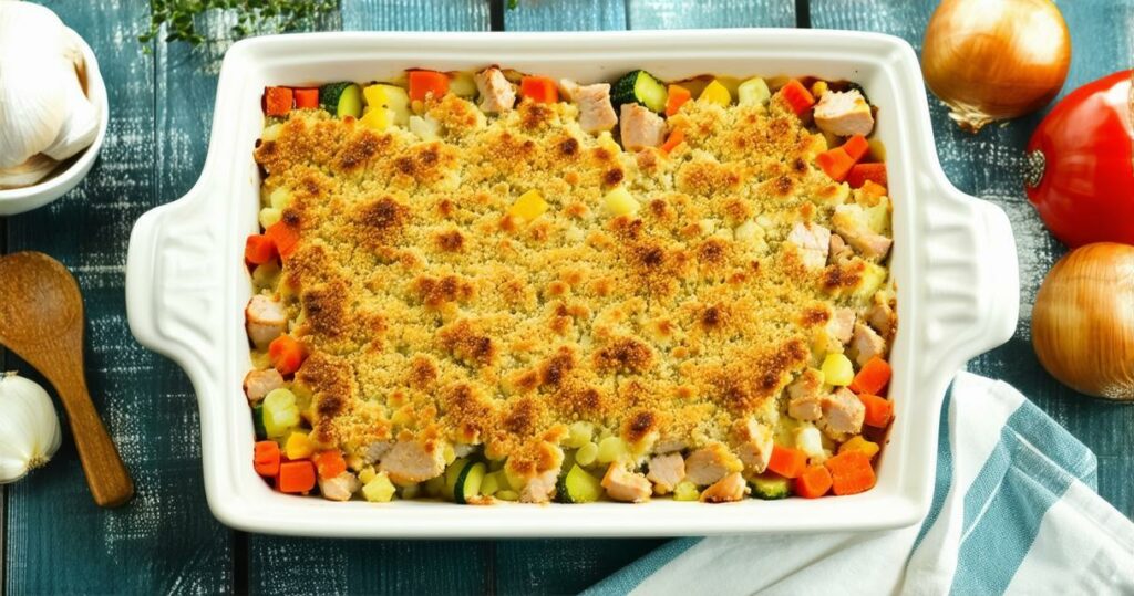 Turkey and Vegetable Casserole Recipe - Zynahz