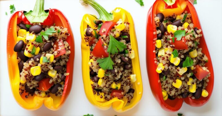 Veggie Stuffed Bell Peppers Recipe