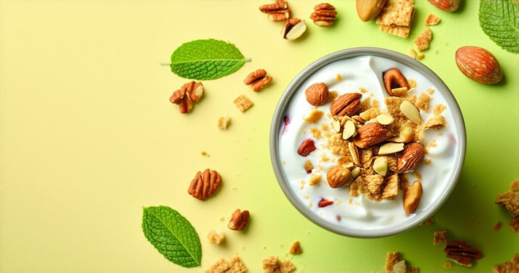 Yogurt and Nut Crunch Recipe - Zynahz