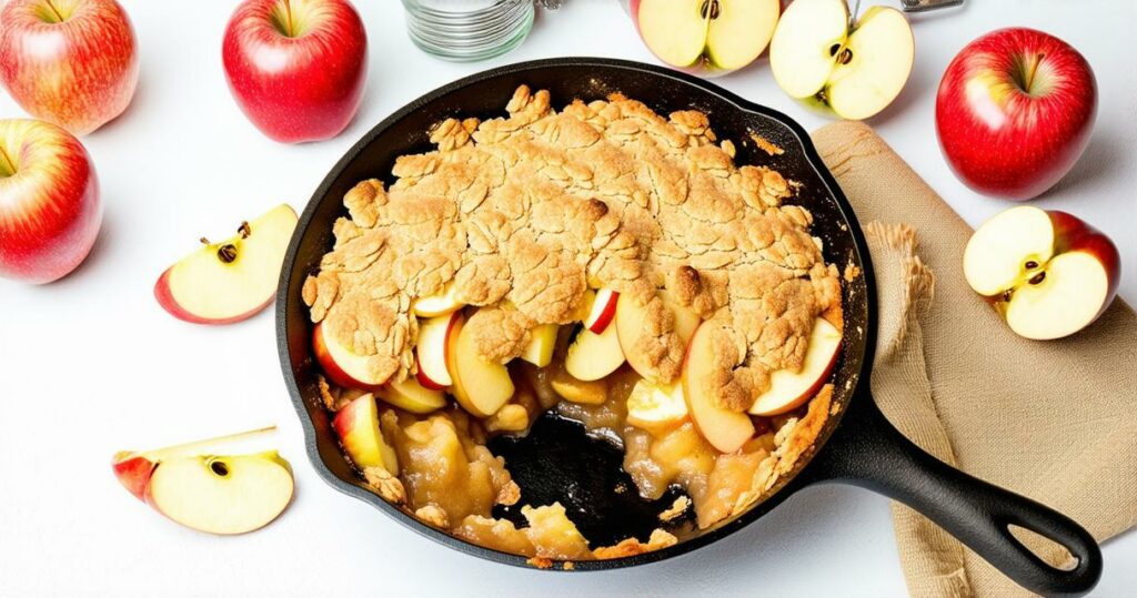 Skillet Apple Crisp Recipe - Zynahz