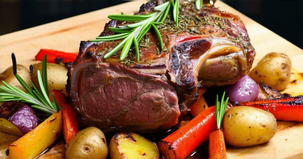 Slow-Roasted Shoulder of Lamb Recipe - Zynahz